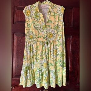 NWT Lilly Pulitzer S Small Arley Dress Limoncello Sunbelievable yellow flowers